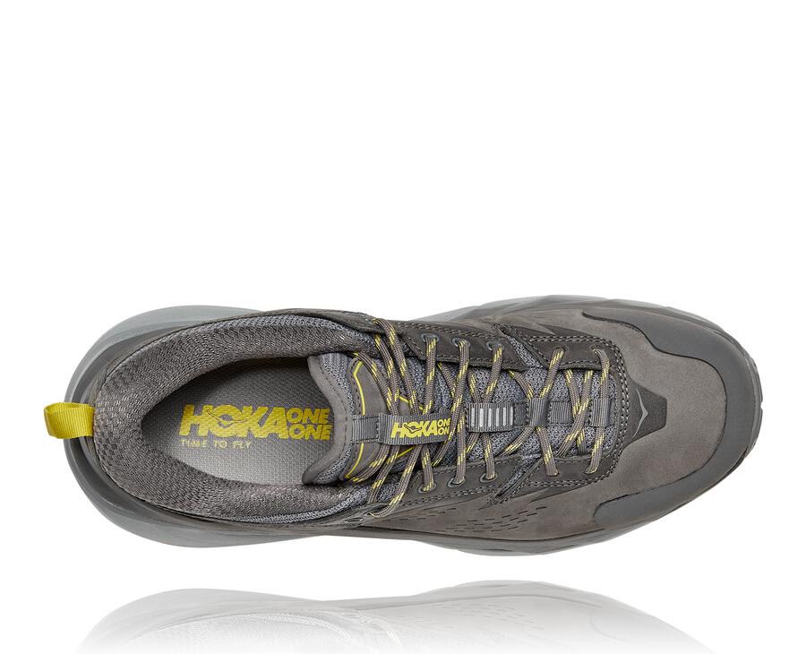 Hoka One One Trail Schoenen Heren - Kaha Laag Gore-Tex - Grijs - ZX5021879